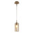 Searchlight Duo III Bronze with Champagne Glass Pendant Light 