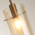 Searchlight Duo III Bronze with Champagne Glass Pendant Light 