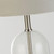 Searchlight Oxford Satin Nickel with Grey Shade Table Lamp 