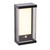 Searchlight Solar Black with White Diffuser 25cm LED IP54 Wall Light 