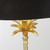 Searchlight Palm Antique Brass with Black Shade Table Lamp 