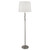 Searchlight Vegas Satin Silver with White Shade Floor lamp 