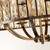 Searchlight Bijou 8 Light Antique Brass with Champagne Glass Pendant Light 