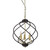 Searchlight Flow 3 Light Black and Bronze Pendant Light 