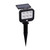 Searchlight Solar Spike Black with White Acrylic Diffuser and PIR IP44 Ground Light 