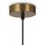 Maytoni Ring 2 Light Brass and Black with White Diffusers Pendant Light 