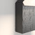Maytoni Paso Black with White Diffuser IP54 Wall Light 