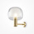 Maytoni Vision Gold with Glass Diffuser Wall Light 