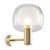 Maytoni Vision Gold with Glass Diffuser Wall Light 