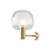Maytoni Vision Gold with Glass Diffuser Wall Light 