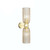 Maytoni Antic 2 Light Gold with Cognac Diffuser Up and Down Wall Light 