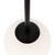 Maytoni Basic Form Black with White Diffuser 15cm Pendant Light 