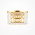Maytoni Dune 2 Light Gold and Crystal Shade Wall Light 