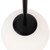 Maytoni Basic Form Black with White Diffuser 20cm Pendant Light 