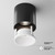 Alfa LED Black Dimmable 12W 4000K Surface Downlight