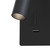 Maytoni Mirax Black Adjustable Reading Light Rectangle LED Wall Light 