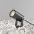 Maytoni Scope Black Adjustable Head IP65 Spike Ground Spotlight 