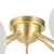 Maytoni Dallas 20 Light Satin Brass with White Diffuser Flush Ceiling Light 