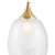 Aura Gold with Glass Diffuser Pendant Light