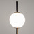 Maytoni The Sixth Sense 2 Light Black with White Diffusers Floor Lamp 