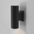 Maytoni Bowery 2 Light Black Up and Down IP54 Wall Light 