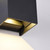 Maytoni Fulton Black Square IP54 LED Wall Light 