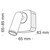 Maytoni Mirax White Adjustable Reading Light Square LED Wall Light 