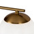 Maytoni Marble Brass with White Diffuser Wall Light 