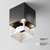 Maytoni Alfa LED Black Square Dimmable 12W 3000K Surface Downlight 