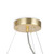 Dallas 25 Gold with White Diffusers Pendant Light