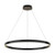 Maytoni Rim Black 80cm LED Ringed Pendant Light 