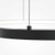 Maytoni Glint Black with White 60cm LED Ringed Pendant Light 