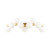 Dallas 9 Light Satin Brass with White Opal Diffuser Wall Light