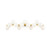 Dallas 13 Light Satin Brass with White Opal Diffuser Wall Light