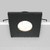Maytoni Stark Black with White Diffuser Square Ceiling Recessed Light 
