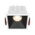 Maytoni Alfa LED Black with White 10W 3000K Square Recessed Light 