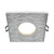 Maytoni Stark Silver with White Diffuser Square Ceiling Recessed Light 