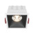 Maytoni Alfa LED Black with White 15W 3000K Square Recessed Light 