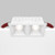 Maytoni Alfa LED 2 Light White 10W 4000K Dimmable Square Recessed Light 
