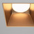 Maytoni Share Matt Gold with White 20W Square Ceiling Recessed Light 
