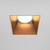Maytoni Share Matt Gold with White 20W Square Ceiling Recessed Light 