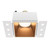 Maytoni Share Matt Gold with White 20W Square Ceiling Recessed Light 