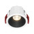 Maytoni Alfa LED Black with White 10W 3000K Dimmable Round Recessed Light 