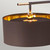 Elstead Lighting Balance Polished Brass with Brown Shade Floor Lamp 
