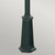Norlys Como 3 Light Black IP44 Lamp Post Light 