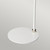 Balance Polished Nickel with White Shade Floor Lamp