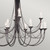 Elstead Lighting Carisbroke 12 Light Black Chandelier 