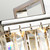 Elstead Lighting Aries Polished Nickel with Crystal Wall Light 