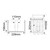 Elstead Lighting Aries Polished Nickel with Crystal Wall Light 