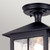 Elstead Lighting Winchester Black Lantern IP43 Semi Flush Ceiling Light 